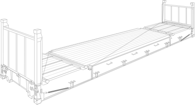 Containers Especiais Flat Rack 40´FR